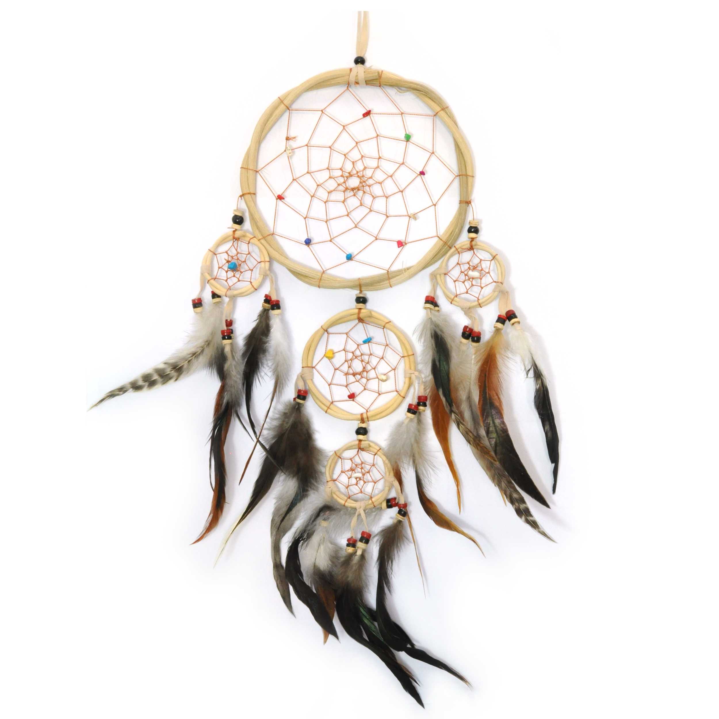 Traumfänger Dreamcatcher 50 x 30 cm Guter Schlaf Indianer Versand aus